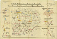 Sté Ame des Houillères-Unies du Bassin de Charleroi, à Gilly.- Plan relatif à une demande en extension, au nord de la concession d'Appaumée-Ransart, à Ransart.