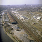 Charleroi. Montignies-sur-Sambre. Basse Sambre. Vues aériennes.