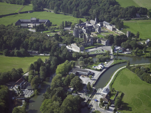 Thuin. Vues aériennes.