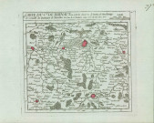 "IV. Carte du Cté. de Haynaut ou sont les environs de Mons, de Maubeuge de Condé du Quenoy de Binche