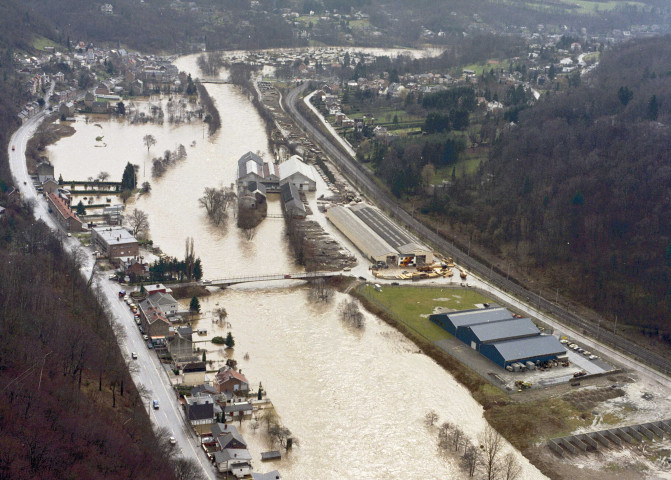 Tilff. Inondations.