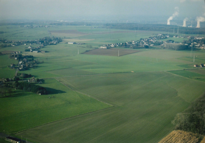 Huy. Tihange. Futur contournement de Huy via Tihange et Tinlot.