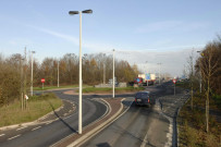 Saint-Georges-sur-Meuse. Œuvre d'art du carrefour "Four à chaud".