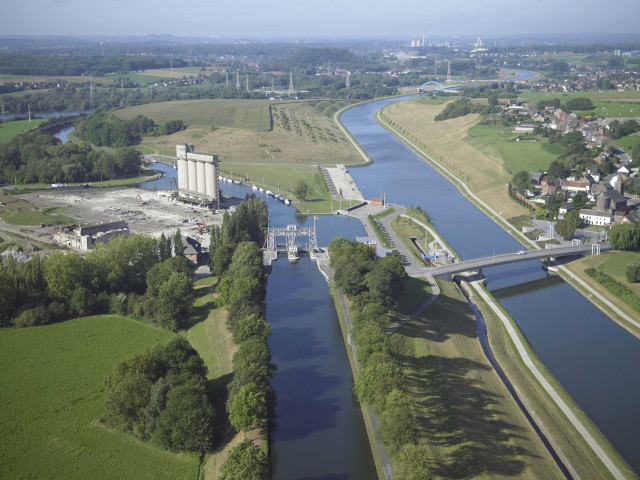 Le Roeulx. Canal du Centre. Ascenseur n°4 de Thieu.