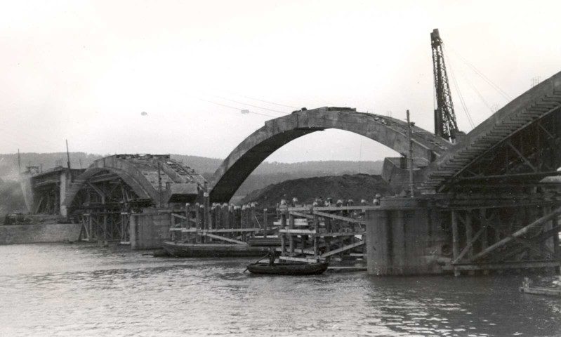 Construction du pont