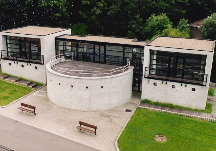 La Louvière. Houdeng-Goegnies. Ascenseur n°1. Bâtiments de service.