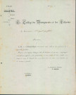 Invitation du Collège échevinal de Namur, adressée à Jules Borgnet, à assister, le 25 août (?), à une réunion en vue de préparer la visite royale.