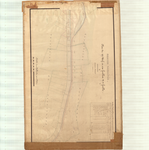 Plans du quinzième bief.