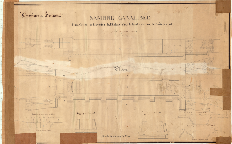 Écluse n° 10 de Monceau-sur-Sambre (Jambe de Bois).