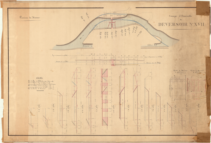 Déversoir n° 17, à Auvelais.