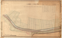 Nivellement en longueur. Écluse n° 18 à Ham-sur-Sambre et bief en amont jusqu'à l'écluse n° 17 d'Auvelais.