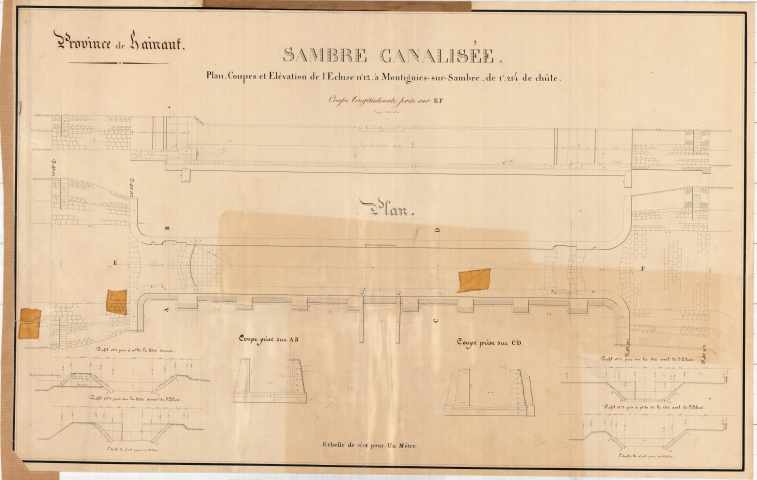 Écluse n° 12 à Montignies-sur-Sambre.