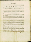 Circulaire fixant le traitement des nourrices et les pensions accordées aux enfants abandonnés.